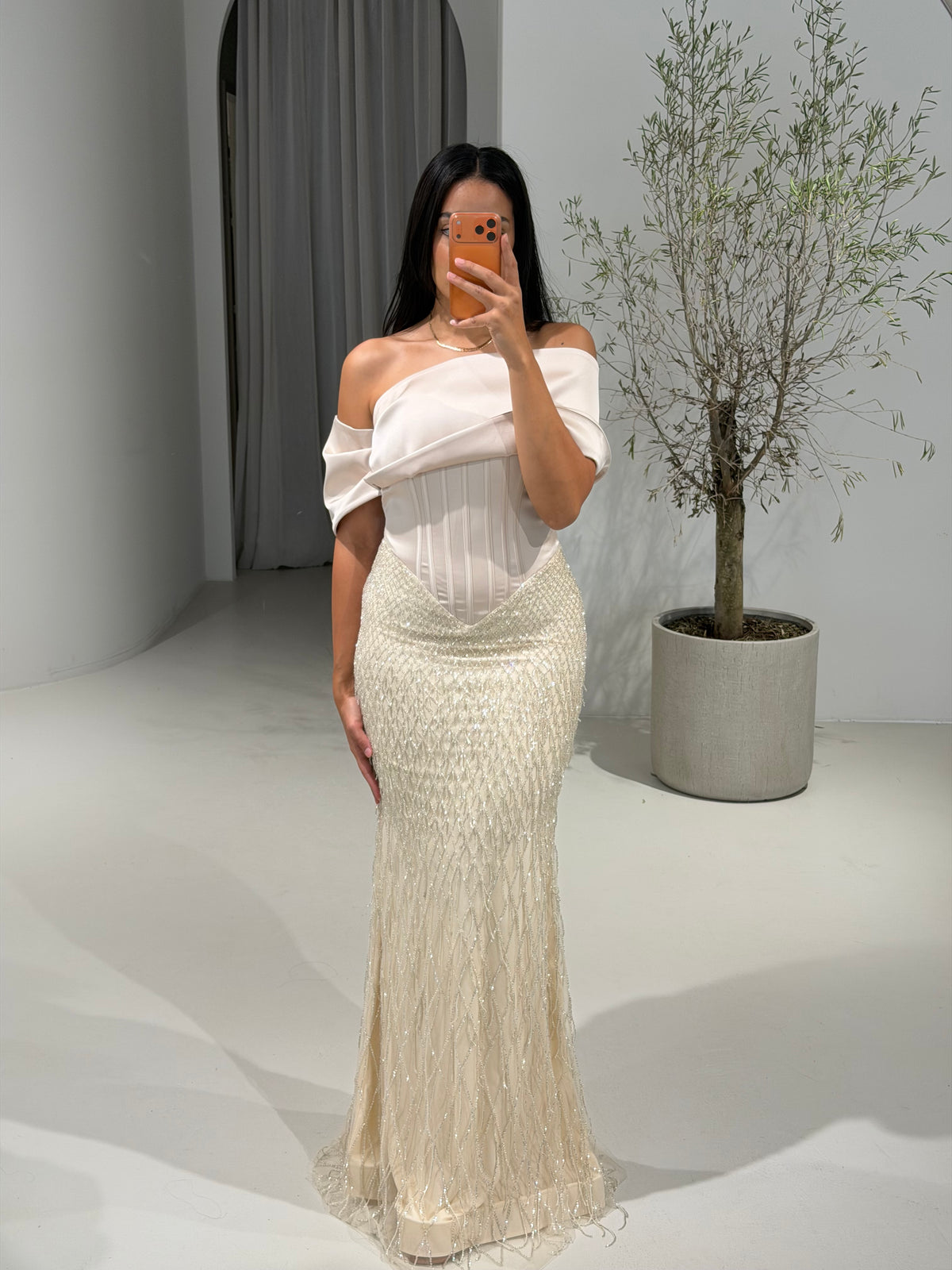 Sera Dress Cream