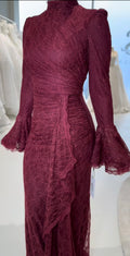 Hazel Dress Burgundy