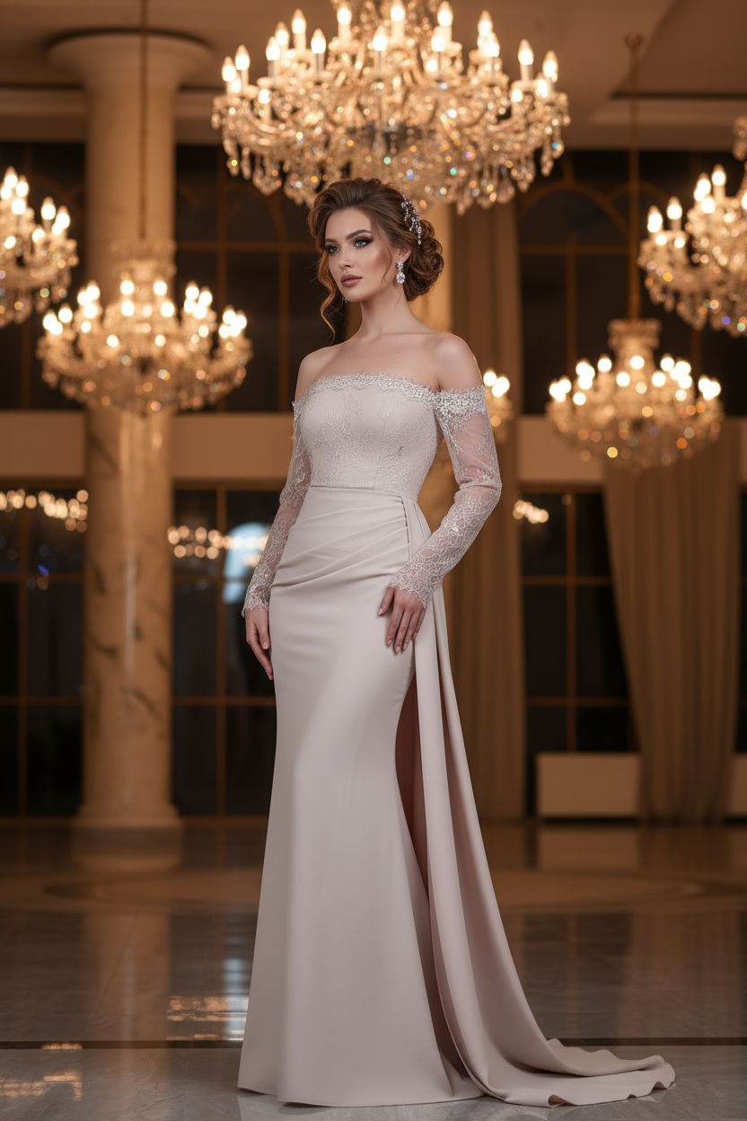 Noor Dress Nude