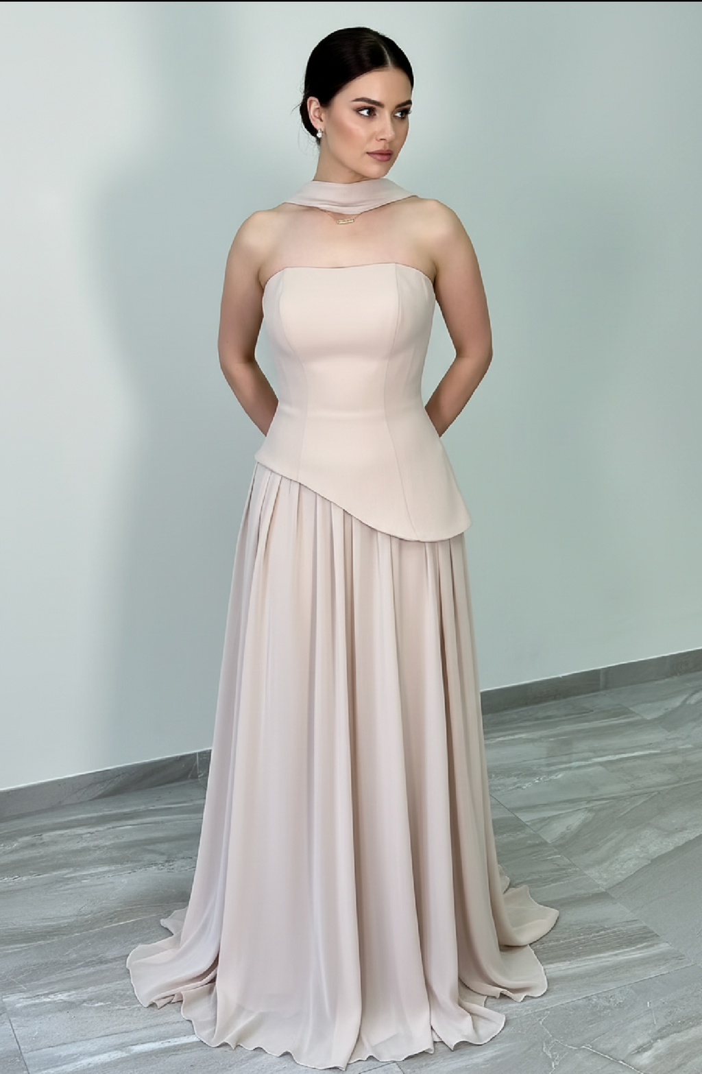 Lara Dress Nude