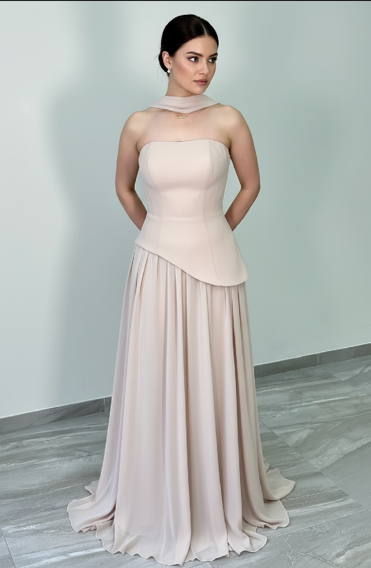 Lara Dress Nude