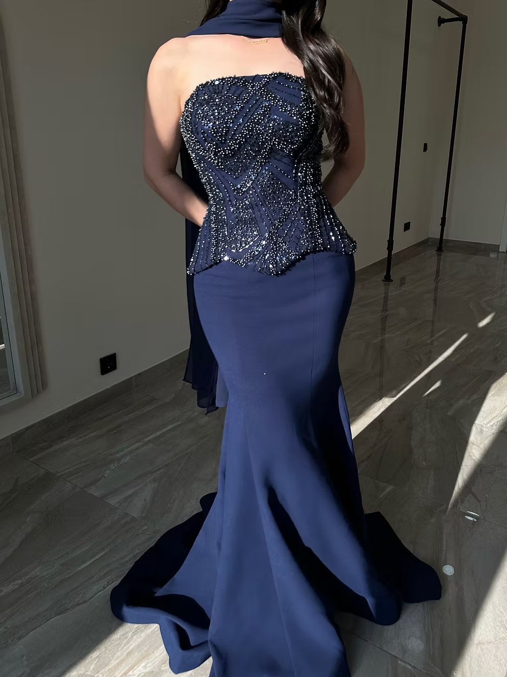 Aria Dress Deep Navy