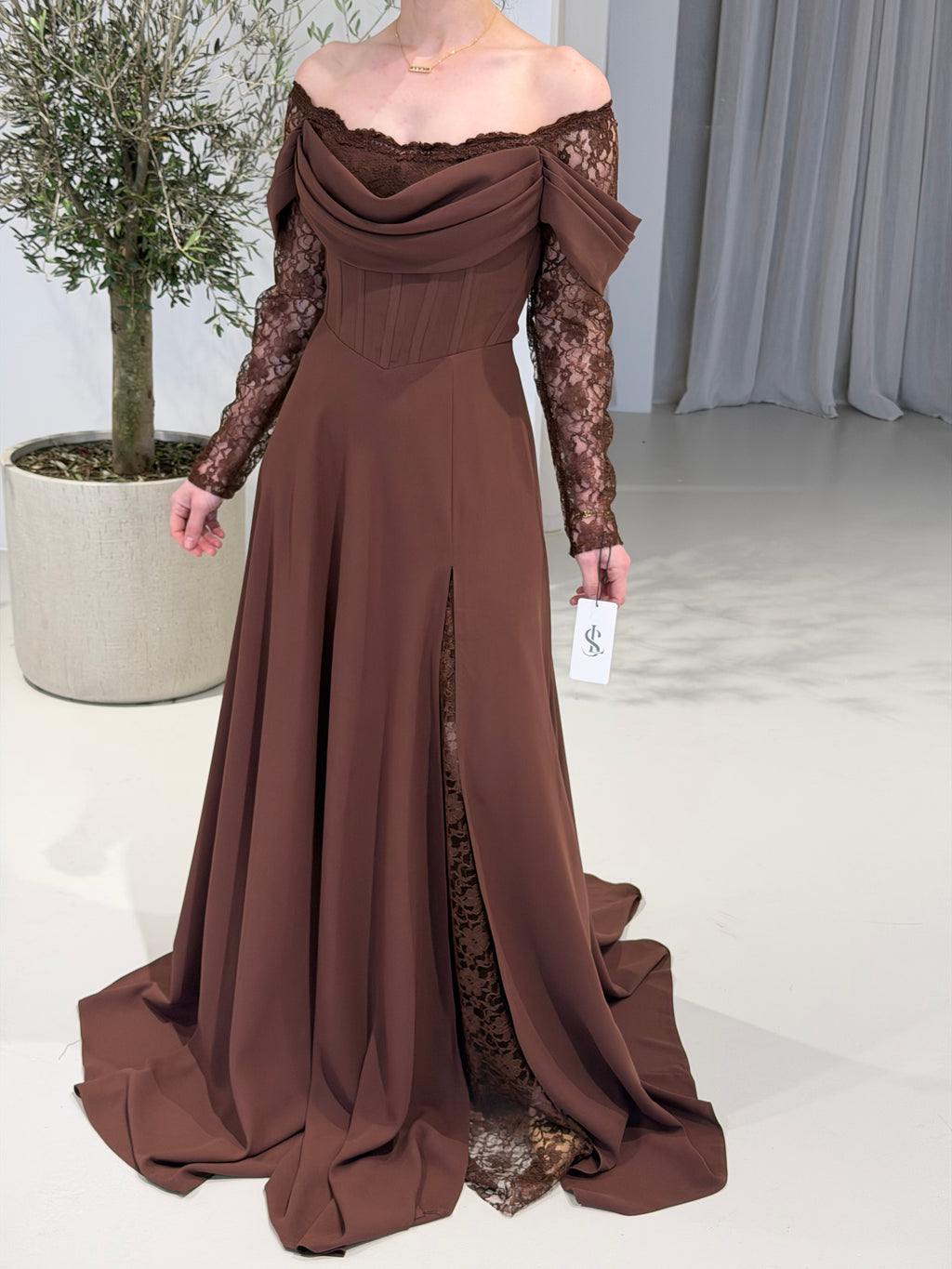 Zerrin Dress Brown