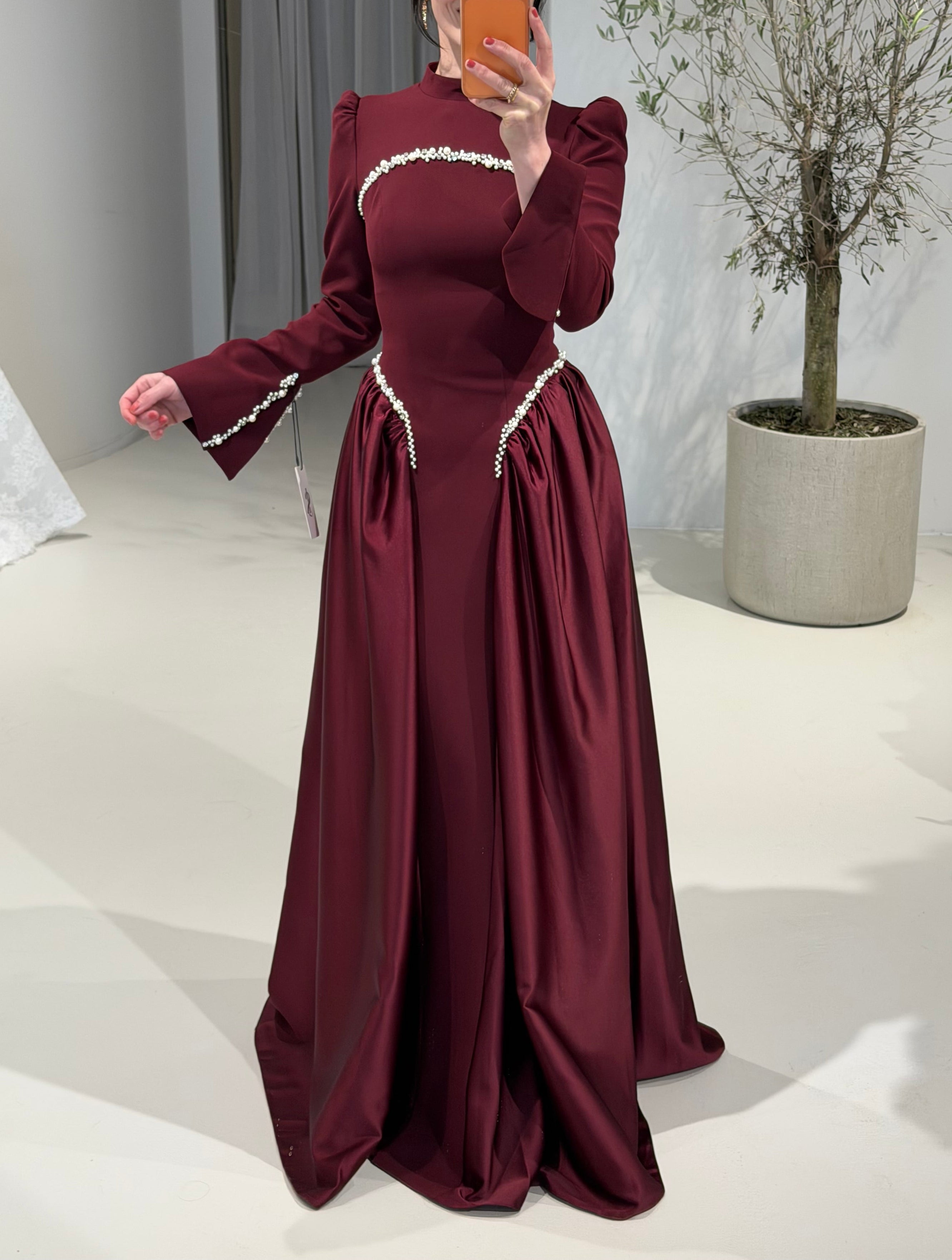 Feiza Dress Bordo