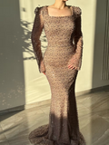 Selen Dress Brown