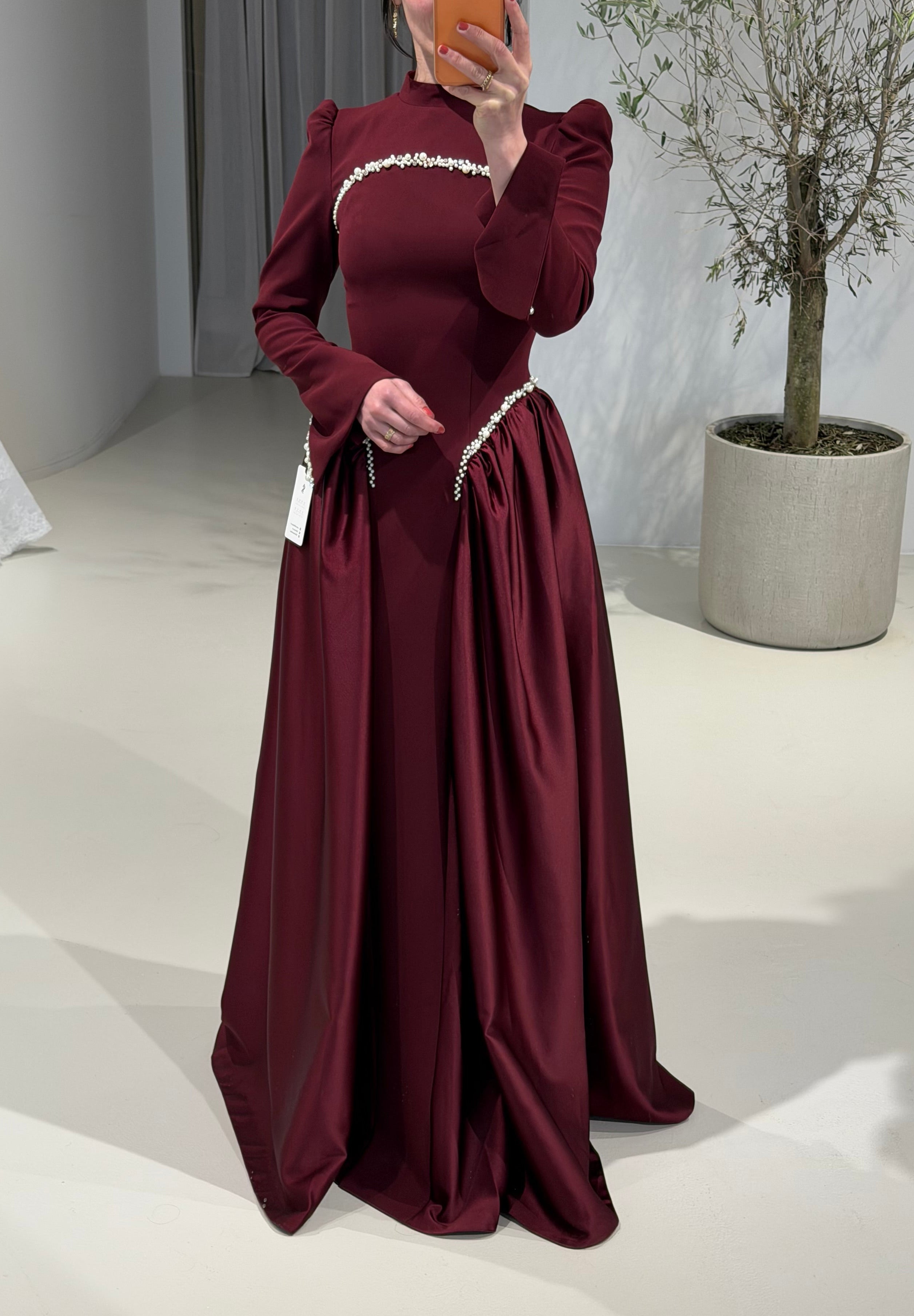 Feiza Dress Bordo