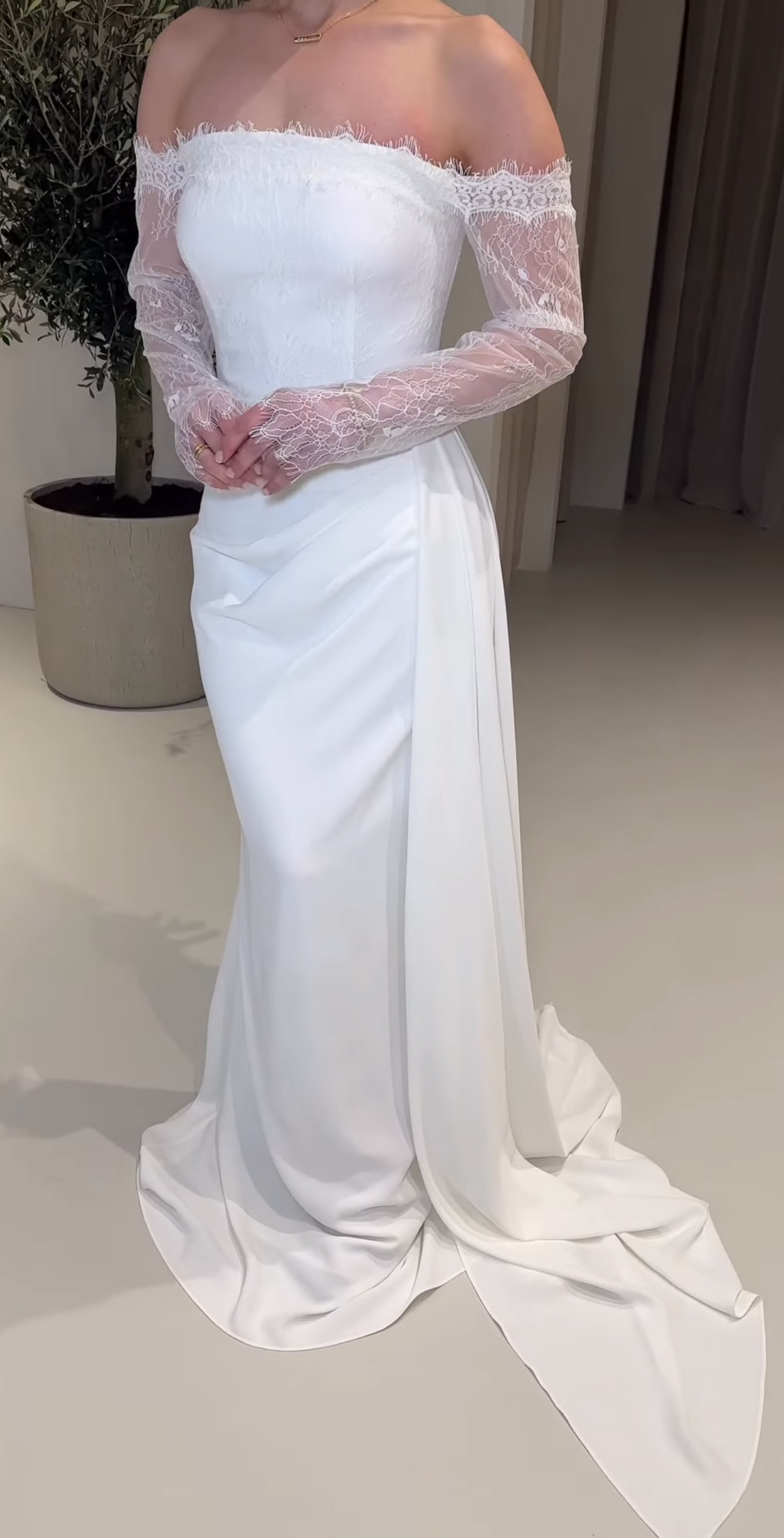 Noor Dress White