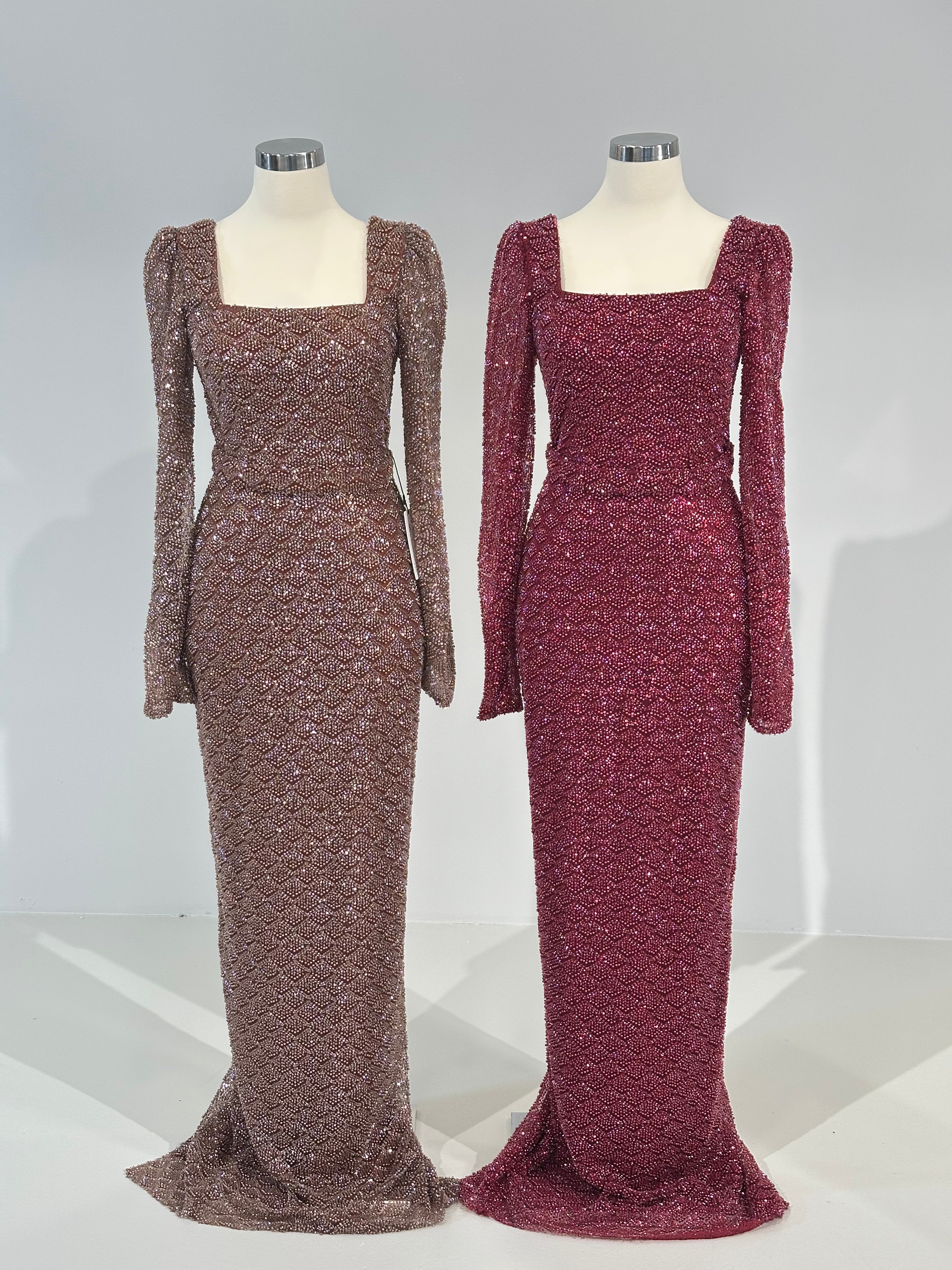 Rosa Dress Burgundy