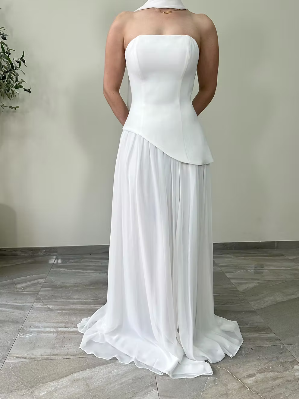 Lara Dress White