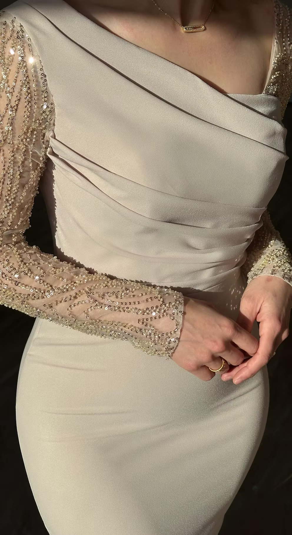 Lina Dress Nude