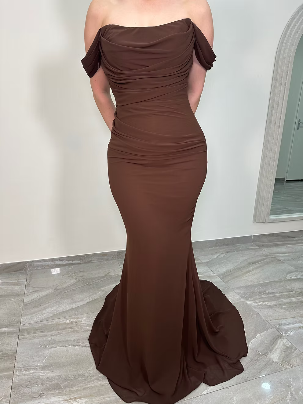 Melis Dress Brown