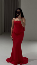 Mira Dress Red