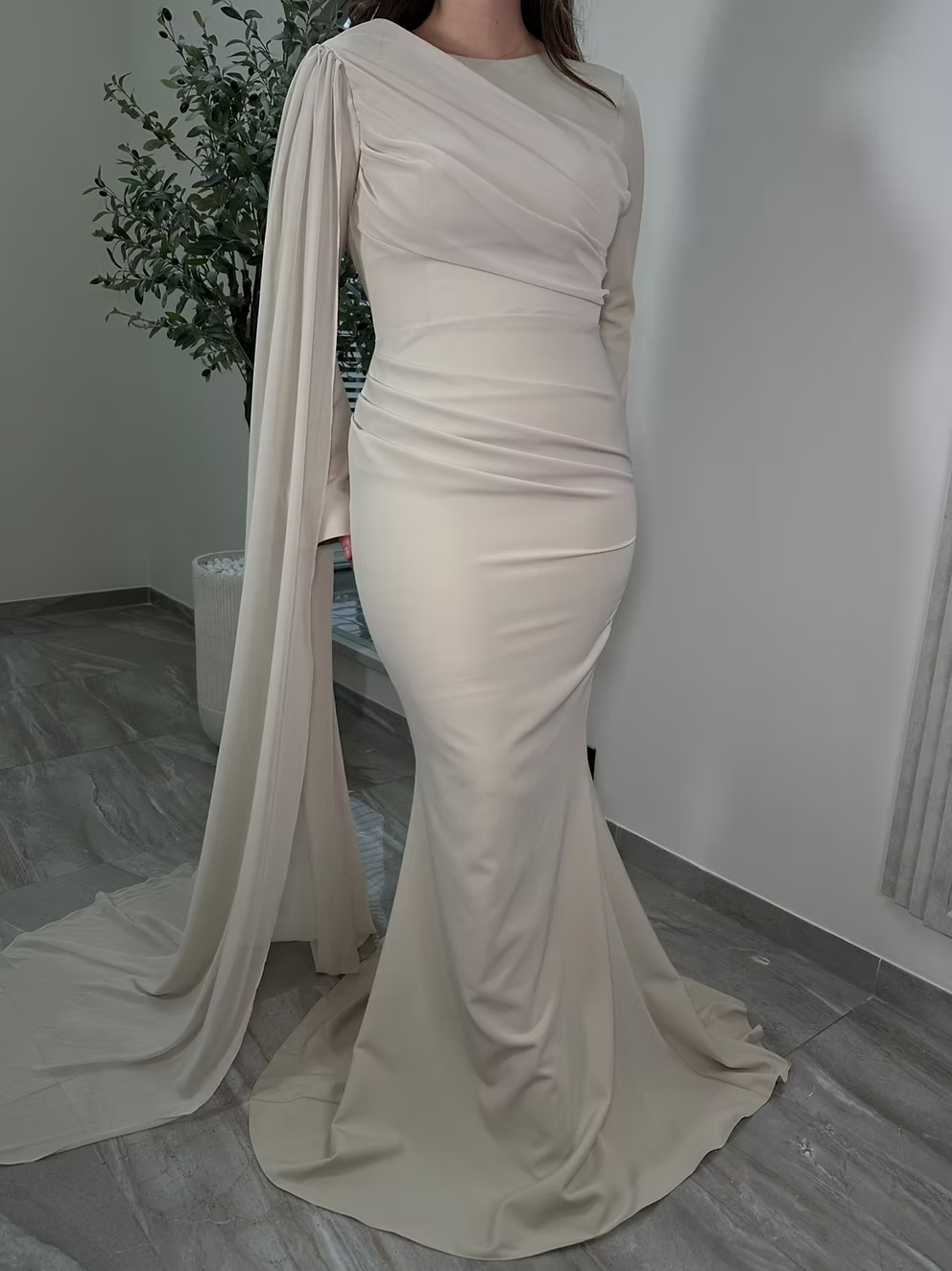 Nisa Dress Nude