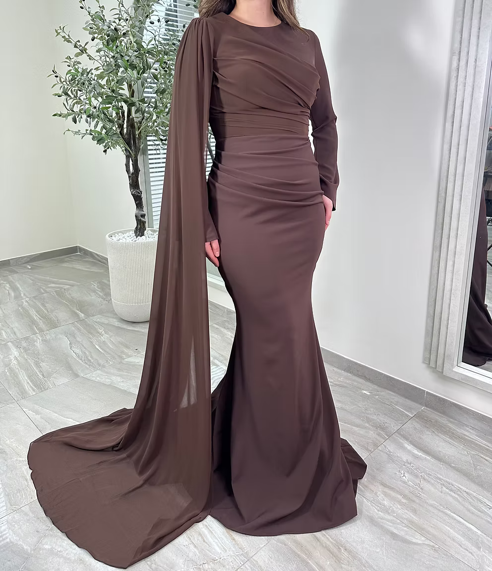 Nisa Dress Brown