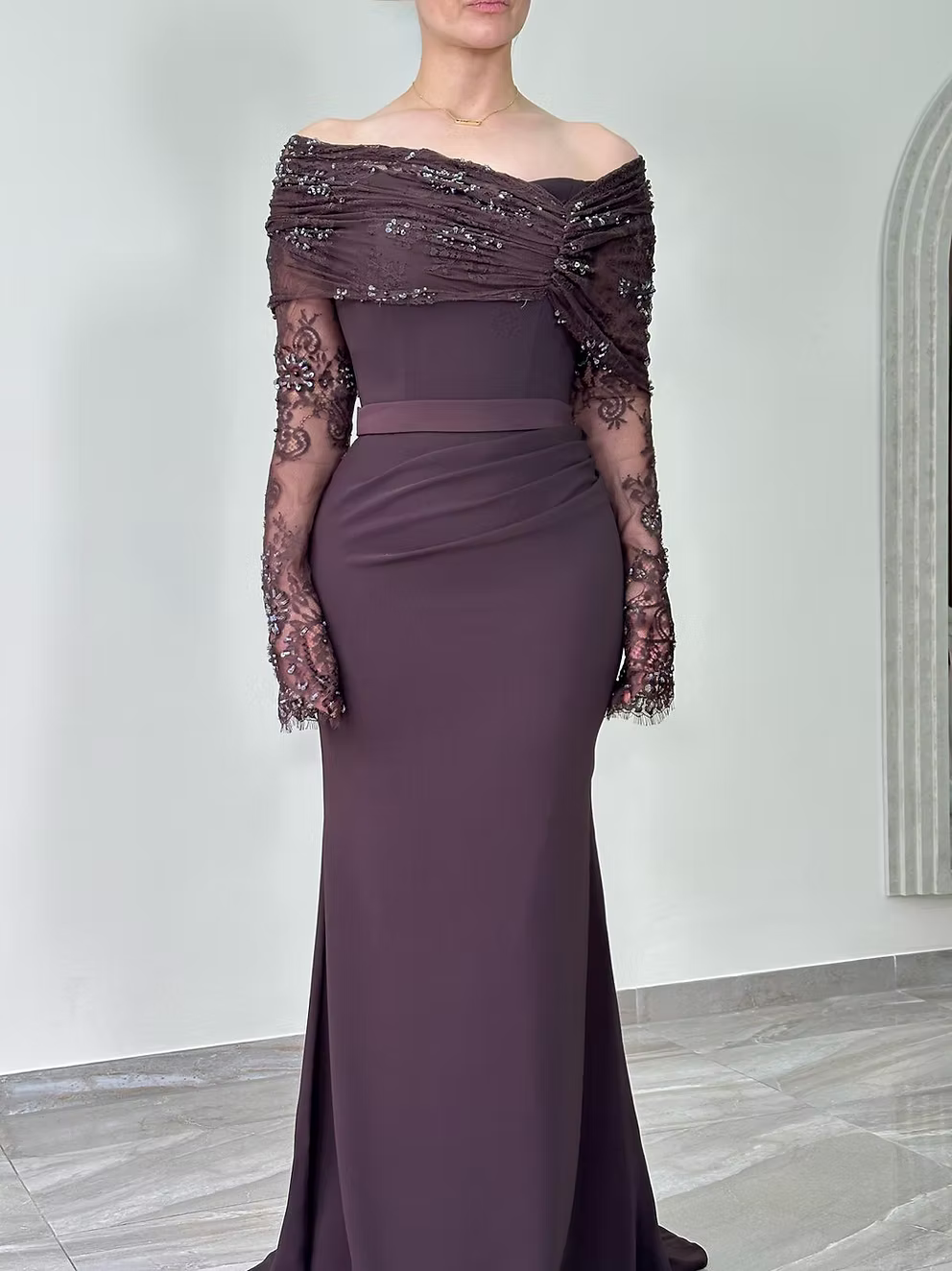 Niya Dress Brown