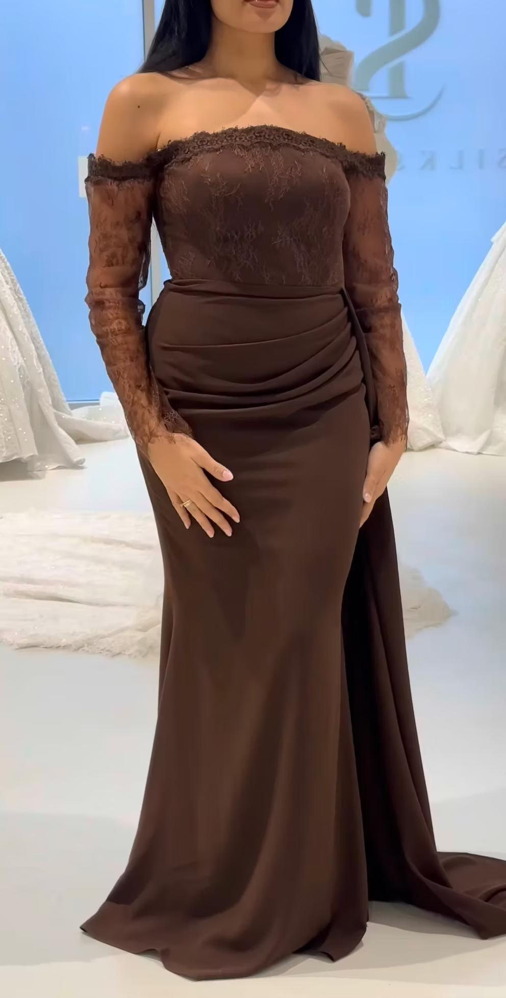 Noor Dress Brown
